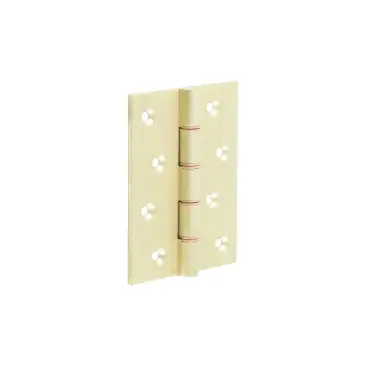 Click Here To Enlarge This Photo Of J9019SB Frelan Hardware Double Phosphor Bronze Washered Hinges 102mm x 76mm x 3mm Satin Brass