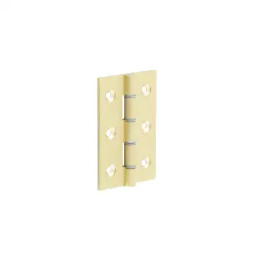 Click Here To Enlarge This Photo Of J9017SB Frelan Hardware Double Phosphor Bronze Washered Hinges 76mm x 50mm x 2.5mm Satin Brass