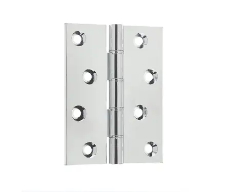 Click Here To Enlarge This Photo Of J9118BPC Frelan Hardware Double Phosphor Bronze Washered Hinges 102m x 76mm x 4mm Polished Chrome