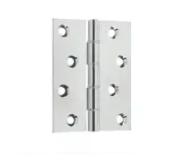 J9118BPC Frelan Hardware Double Phosphor Bronze Washered Hinges 102m x 76mm x 4mm Polished Chrome