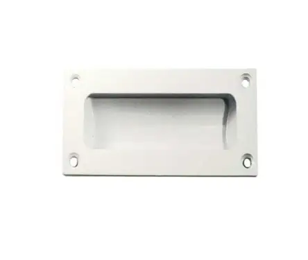 Click Here To Enlarge This Photo Of JV428WH Frelan Hardware Jedo Face Fix Flush Pull 75mm x 40mm White