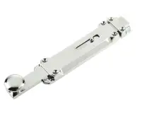 JV1005PC-600 Frelan Hardware Jedo Architectural Door Bolt 600mm x 35mm Polished Chrome