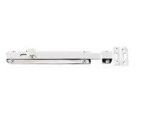 JV169PN Frelan Hardware Jedo Architectural Slide Door Bolt 200mm x 35mm Polished Nickel