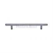 C0361 203-PC Heritage Brass Cabinet Pull Bar Design 203mm ctc Polished Chrome Finish