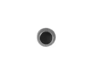 JV824SC Frelan Hardware Jedo Circular Edge Flush Pulls Satin Chrome