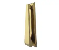 JV2PB Frelan Hardware Jedo Contemporary Door Knocker 157mm Polished Brass