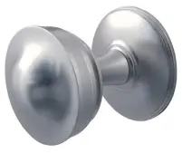 JV67SN Frelan Hardware Jedo Crown Mortice Door Knobs Satin Nickel