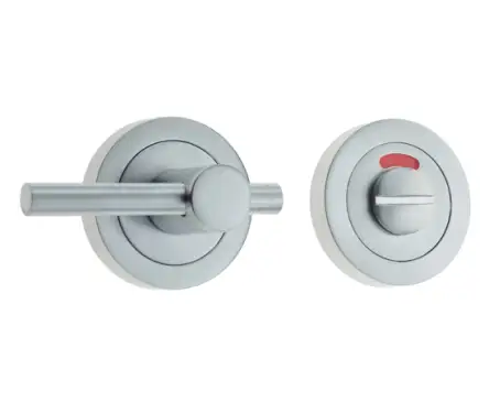 Click Here To Enlarge This Photo Of JV2888SC Frelan Hardware Jedo Designer Easy Turn & Release 50mm Round Rose with Indicator Satin Chrome