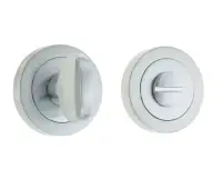 JV422SC Frelan Hardware Jedo Designer Turn & Release 50mm Round Rose no Indicator Satin Chrome