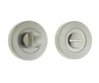 JV2666SN Frelan Hardware Jedo Designer Turn & Release on Round Rose without Indicator 50x10mm Satin Nickel