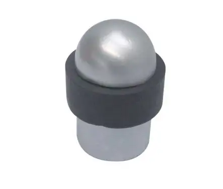 Click Here To Enlarge This Photo Of JV9560SC Frelan Hardware Jedo Dome Topped Floor Mounted Door Stop (No Rose)  48x28mm Satin Chrome
