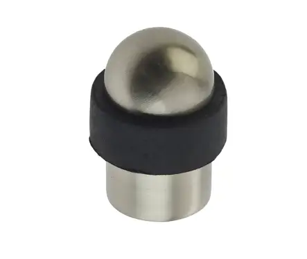 Click Here To Enlarge This Photo Of JV9560SN Frelan Hardware Jedo Dome Topped Floor Mounted Door Stop (No Rose)  48x28mm Satin Nickel