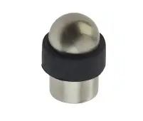 JV9560SN Frelan Hardware Jedo Dome Topped Floor Mounted Door Stop (No Rose)  48x28mm Satin Nickel