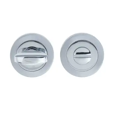 Click Here To Enlarge This Photo Of JV422PCSC Frelan Hardware Jedo Dual Turn & Release 50mm Round Rose no Indicator Polished Chrome / Satin Chrome