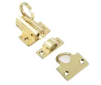 JV950PB Frelan Hardware Jedo Fanlight Catch Polished Brass