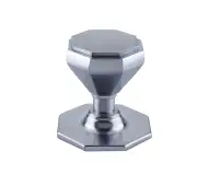 JV33SC Frelan Hardware Jedo Forma Centre Door Knob 70mm Satin Chrome