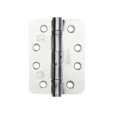 Click Here To Enlarge This Photo Of J8500RPC Frelan Hardware Jedo Grade 11 &lpar;Mild Steel&rpar; Radius Ball Bearing Hinges 102mm x 76mm Polished Chrome