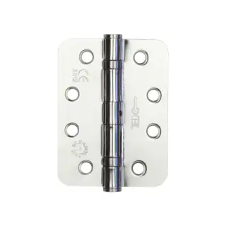J8500RPC Frelan Hardware Jedo Grade 11 &lpar;Mild Steel&rpar; Radius Ball Bearing Hinges 102mm x 76mm Polished Chrome