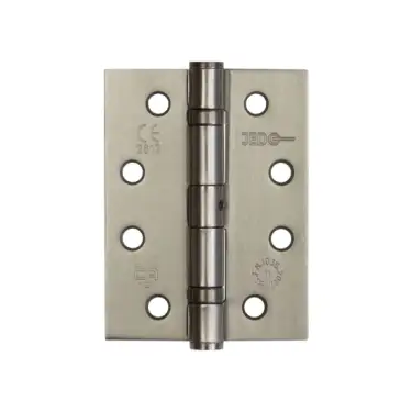 Click Here To Enlarge This Photo Of J8500GM Frelan Hardware Jedo Grade 11 &lpar;Mild Steel&rpar; Ball Bearing Hinges 102mm x 76mm Gun Metal