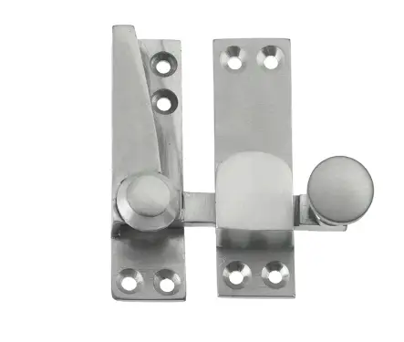 Click Here To Enlarge This Photo Of JV4200SC Frelan Hardware Jedo Heavy Quadrant Sash Fastener 70x20mm Satin Chrome