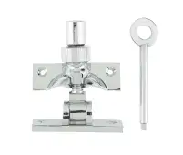 JV88LPC Frelan Hardware Jedo Lockable Brighton Fastener 58mm Polished Chrome