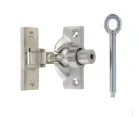 JV88LSN Frelan Hardware Jedo Lockable Brighton Fastener 58mm Satin Nickel