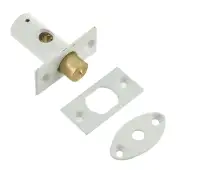J726WH Frelan Hardware Jedo Mortice Rackbolt 36mm with 14mm Backset White