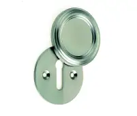 JV605SN Frelan Hardware Jedo Parisian Covered Escutcheon 42mm Satin Nickel