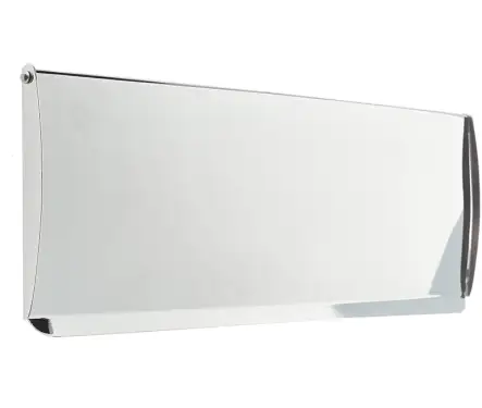 Click Here To Enlarge This Photo Of JV53CPC Frelan Hardware Jedo Plain Inner Door Tidy 400x126mm Polished Chrome