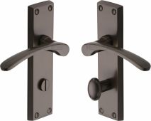 V4142-MB Heritage Brass Door Handle For Bathroom Sophia Design Matt Bronze Finish