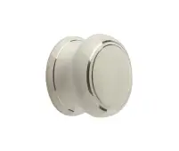JC35 Frelan Hardware Jedo Porcelain Cupboard Knob 38mm White Silverline