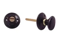 JC67 Frelan Hardware Jedo Porcelain Turn & Release (Rack Bolt Supplied Separately) Black