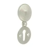 JR9SN Frelan Hardware Jedo Reeded Covered Escutcheon Satin Nickel