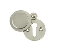 JV42SN Frelan Hardware Jedo Round Covered Escutcheon 32mm Satin Nickel