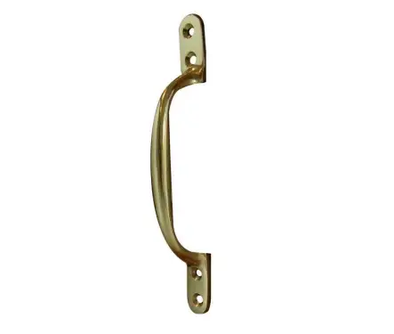 Click Here To Enlarge This Photo Of JV194BPB Frelan Hardware Jedo Sash Handle 125mm Polished Brass