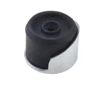 JV9529SC Frelan Hardware Jedo Shielded Floor Mounted Door Stop (No Rose)  40x30mm Satin Chrome