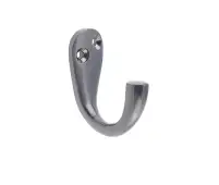 JV61DB Frelan Hardware Jedo Single Robe Hook 44mm Dark Bronze
