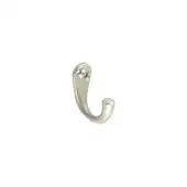 JV61SN Frelan Hardware Jedo Single Robe Hook 44mm Satin Nickel