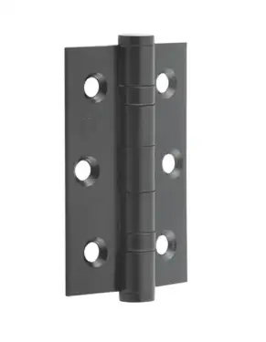 Click Here To Enlarge This Photo Of J9502MB Frelan Hardware Jedo Grade 7 (Stainless Steel) Ball Bearing Hinges 76mm x 50mm Matt Black