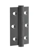 J9502MB Frelan Hardware Jedo Grade 7 (Stainless Steel) Ball Bearing Hinges 76mm x 50mm Matt Black