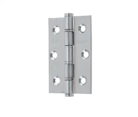 Click Here To Enlarge This Photo Of J9504SSS Frelan Hardware Jedo Grade 7 (Stainless Steel) Washered Hinges 76mm x 50mm Satin Stainless Steel