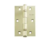 J8501EB Frelan Hardware Jedo Steel Ball Bearing Hinges 89mm x 58mm x 2mm Electro Brass