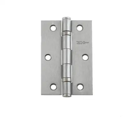 Click Here To Enlarge This Photo Of J8501SN Frelan Hardware Jedo Steel Ball Bearing Hinges 89mm x 58mm x 2mm Satin Nickel
