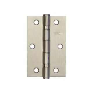 J8501SN Frelan Hardware Jedo Steel Ball Bearing Hinges 89mm x 58mm x 2mm Satin Nickel
