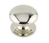 JV47APN Frelan Hardware Jedo Traditional Cupboard Knob 25mm Polished Nickel