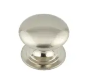 JV47ASN Frelan Hardware Jedo Traditional Cupboard Knob 25mm Satin Nickel