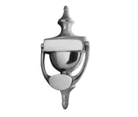 JV38SPC Frelan Hardware Jedo Urn Door Knocker 170mm Polished Chrome