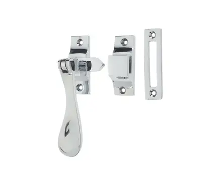 Click Here To Enlarge This Photo Of JV45RPC Frelan Hardware Jedo Victorian Casement Fastener 105mm Polished Chrome