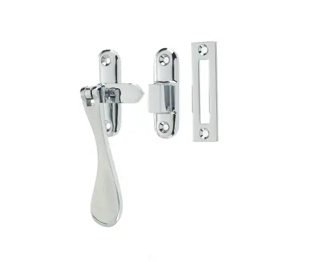 Click Here To Enlarge This Photo Of JV301PC Frelan Hardware Jedo Victorian Casement Fastener 90mm Polished Chrome