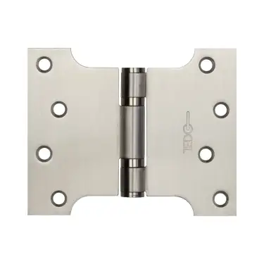 Click Here To Enlarge This Photo Of J9459SSS Frelan Hardware Jedo Satin Stainless Steel Ball Bearing Parliament Hinges 102mm x 75mm x 127mm